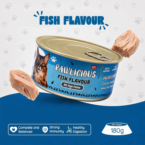 Fish Flavour – Omega-Rich & Delicious [180g]